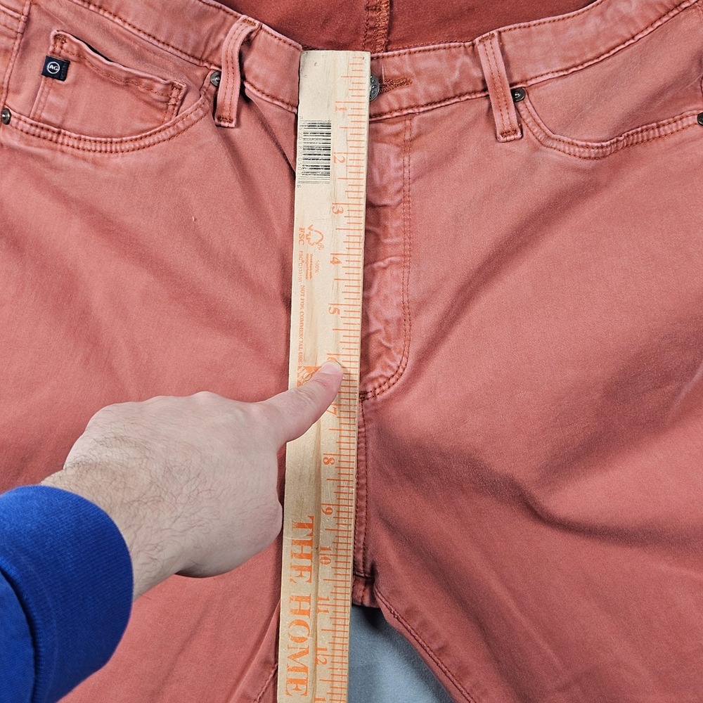 AG x Anthropologie Jeans Womens 30R Pink The High Rise Abbey Ankle Super Skinny - Picture 9 of 12